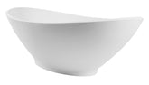 white modern freestanding bath
